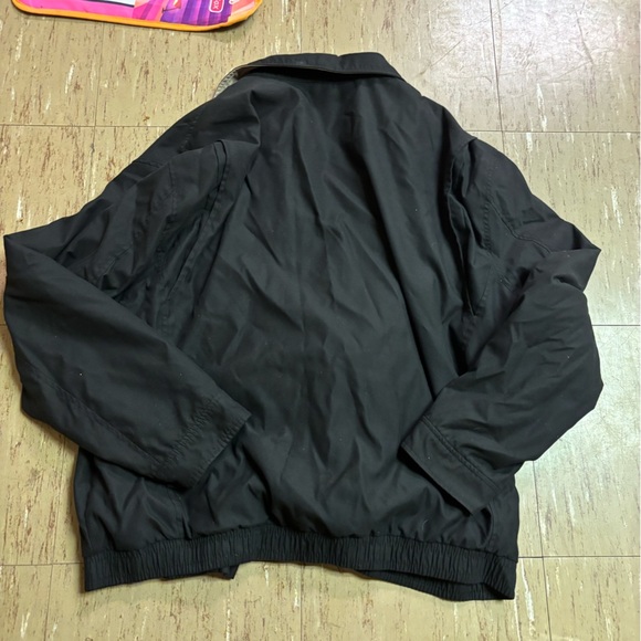Polo Ralph Lauren Jacket Harrington Golf Full Zip Mens Black Coat XXL *FLAW - Picture 7 of 7